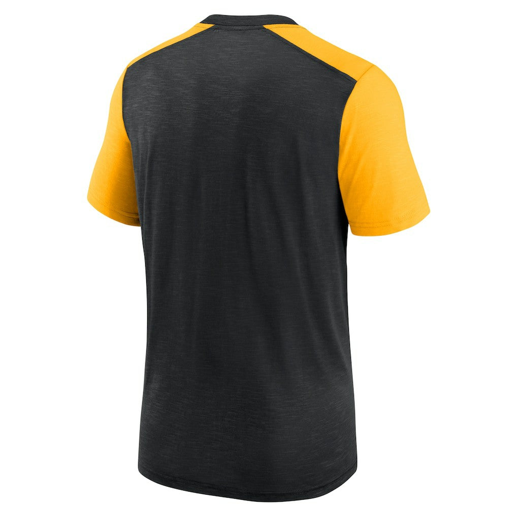 Pittsburgh Steelers Nike Color Block Team Name T-Shirt