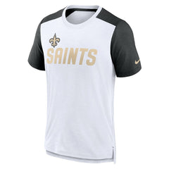New Orleans Saints Nike Color Block Team Name T-Shirt