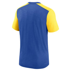 Los Angeles Rams Nike Color Block Team Name T-Shirt