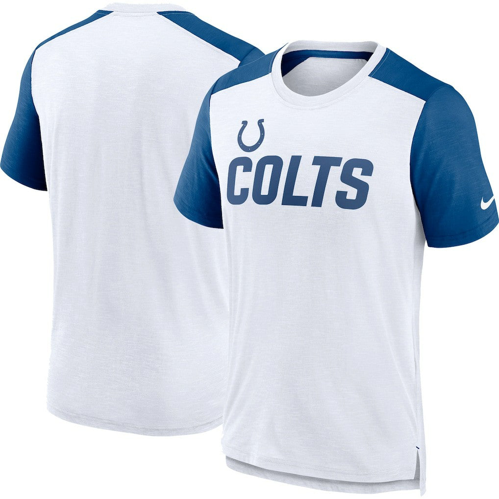 Indianapolis Colts Nike Color Block Team Name T-Shirt