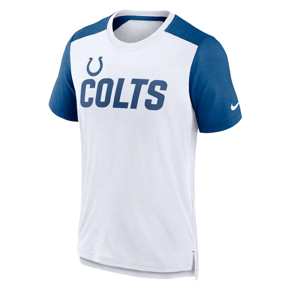 Indianapolis Colts Nike Color Block Team Name T-Shirt