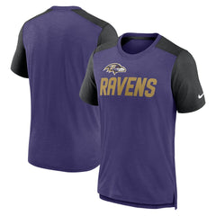 Baltimore Ravens Nike Color Block Team Name T-Shirt