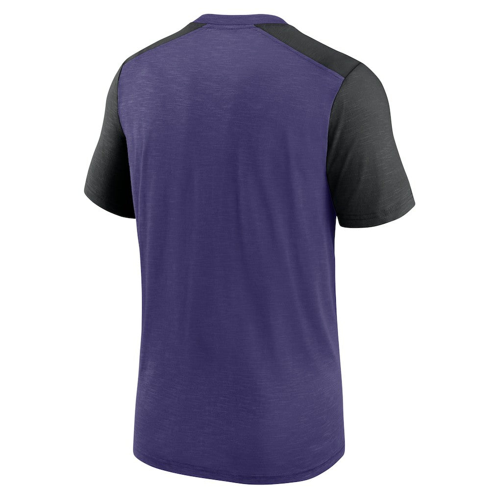 Baltimore Ravens Nike Color Block Team Name T-Shirt