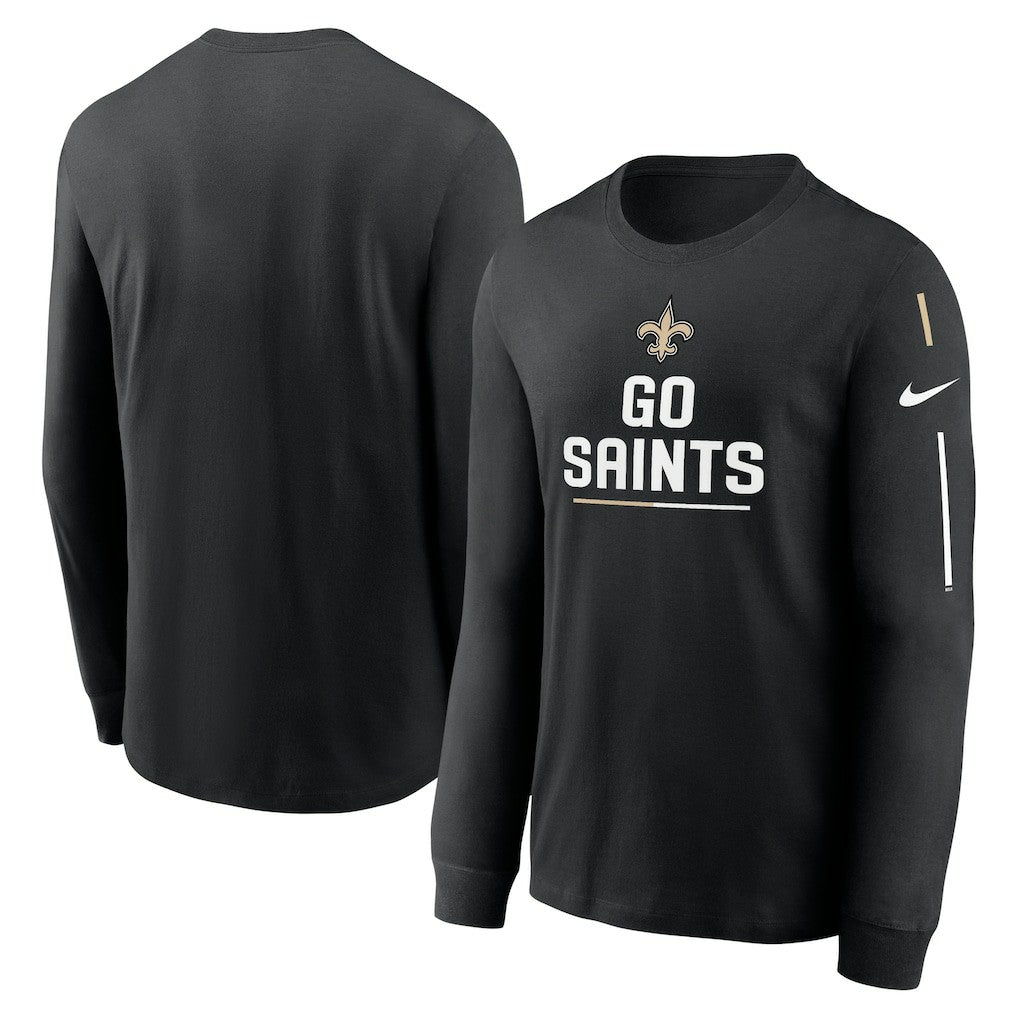 New Orleans Saints Nike Team Slogan Long Sleeve T-Shirt