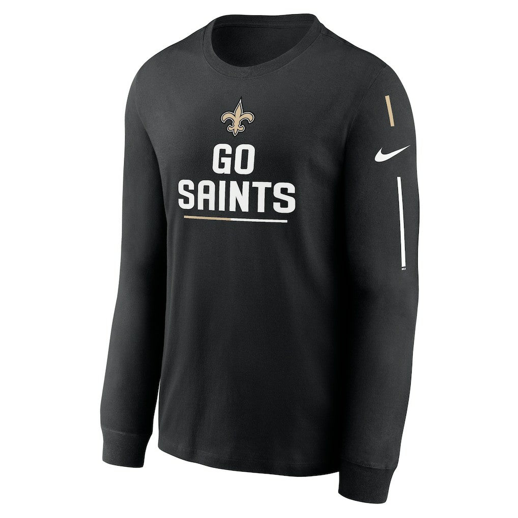 New Orleans Saints Nike Team Slogan Long Sleeve T-Shirt