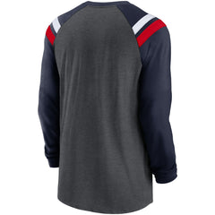 Tennessee Titans Nike Tri-Blend Raglan Athletic Long Sleeve Fashion T-Shirt