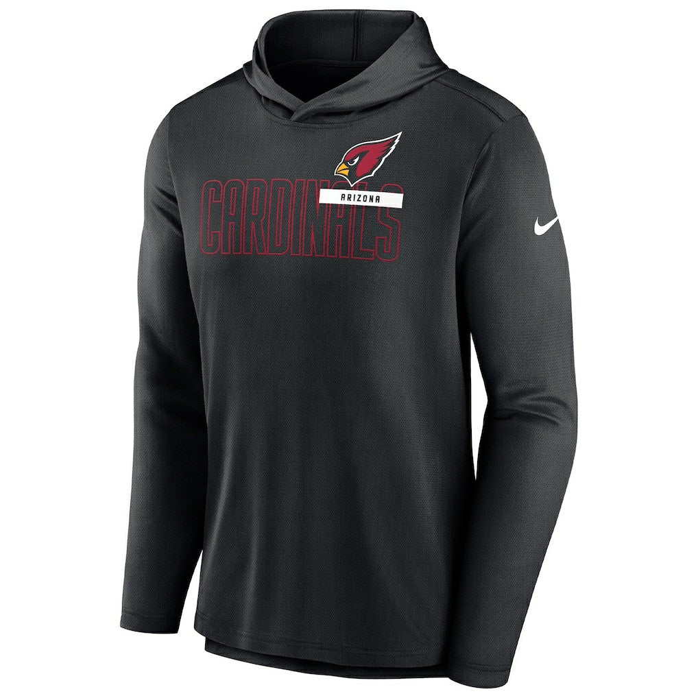Arizona Cardinals Nike Lightweight Performance Hooded Long Sleeve T-Shirt