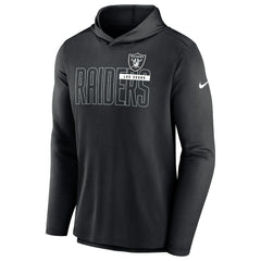 Las Vegas Raiders Nike Lightweight Performance Hooded Long Sleeve T-Shirt