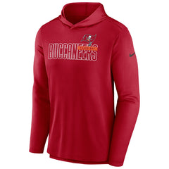 Tampa Bay Buccaneers Nike Lightweight Performance Hooded Long Sleeve T-Shirt