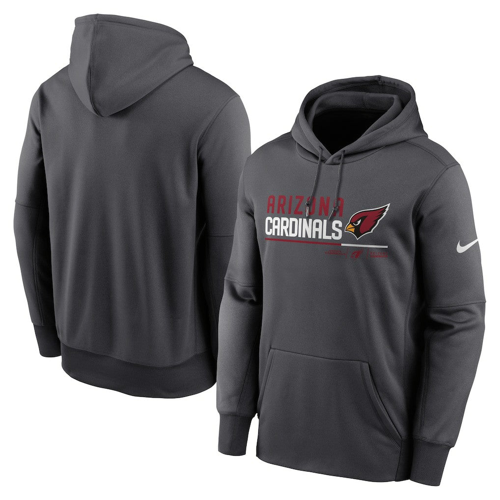 Arizona Cardinals Nike Prime Logo Name Split Pullover Hoodie