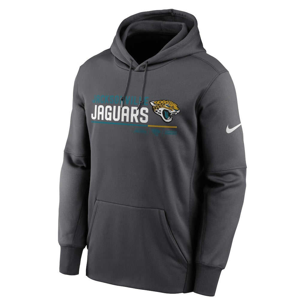 Jacksonville Jaguars Nike Prime Logo Name Split Pullover Hoodie