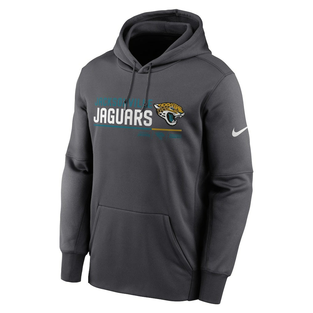 Jacksonville Jaguars Nike Prime Logo Name Split Pullover Hoodie