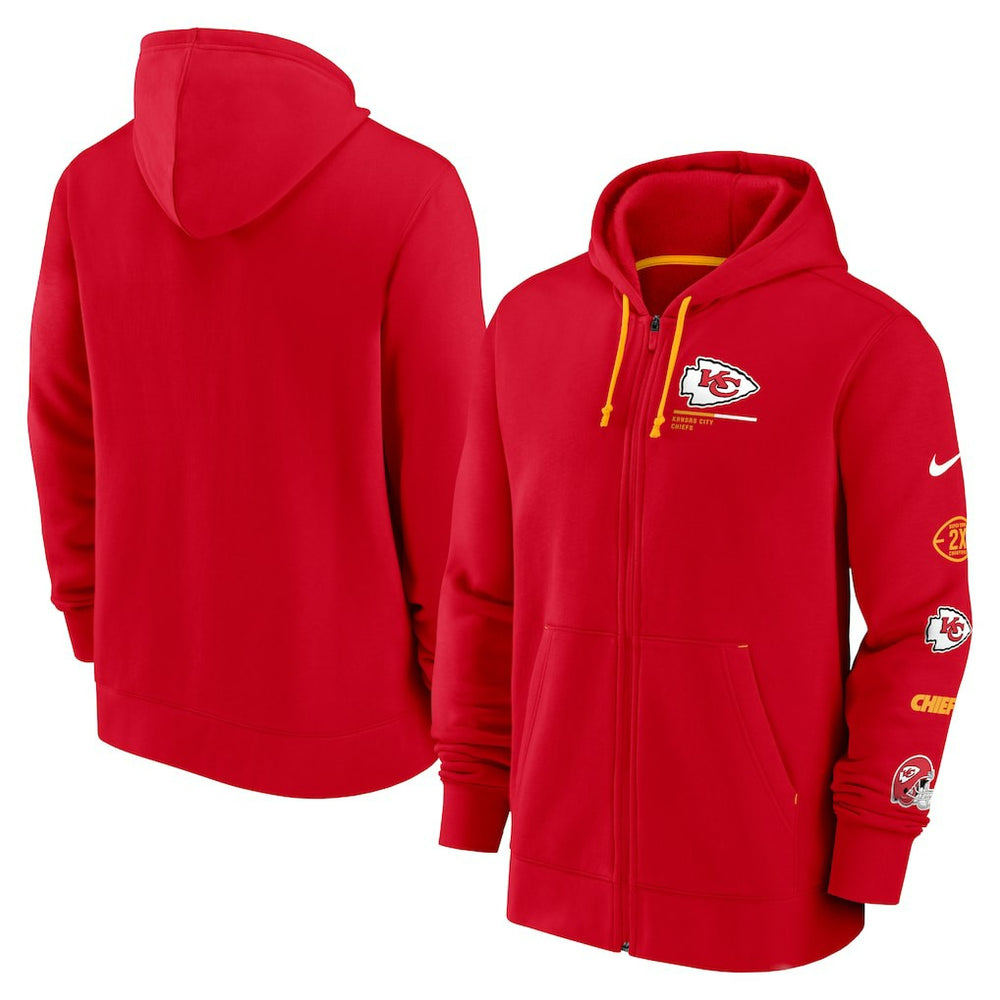 Kansas City Chiefs Nike Surrey Full-Zip Hoodie