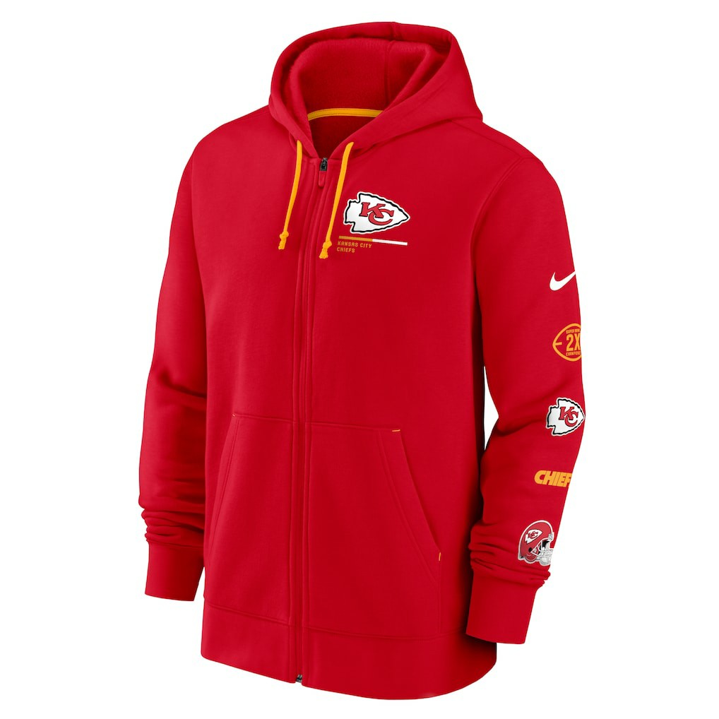 Kansas City Chiefs Nike Surrey Full-Zip Hoodie