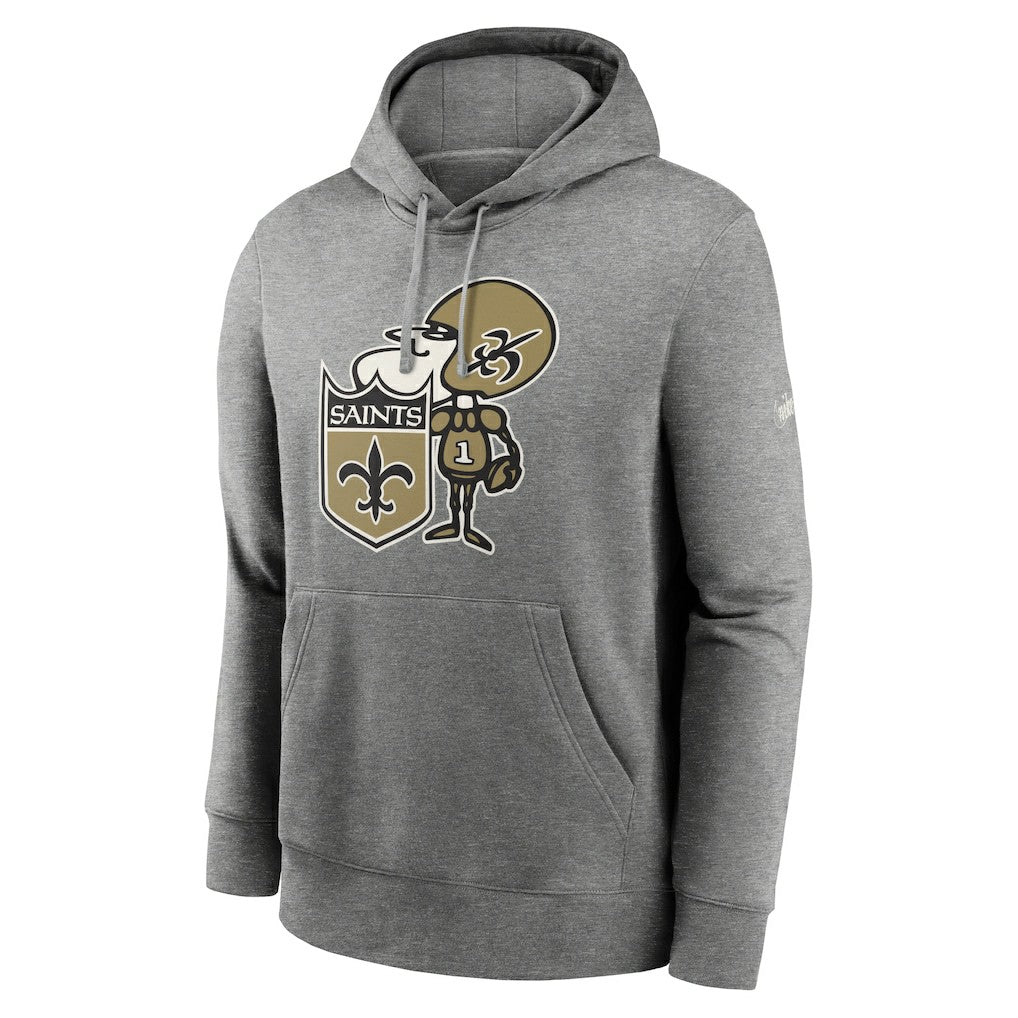 New Orleans Saints Nike Rewind Club Fleece Pullover Hoodie