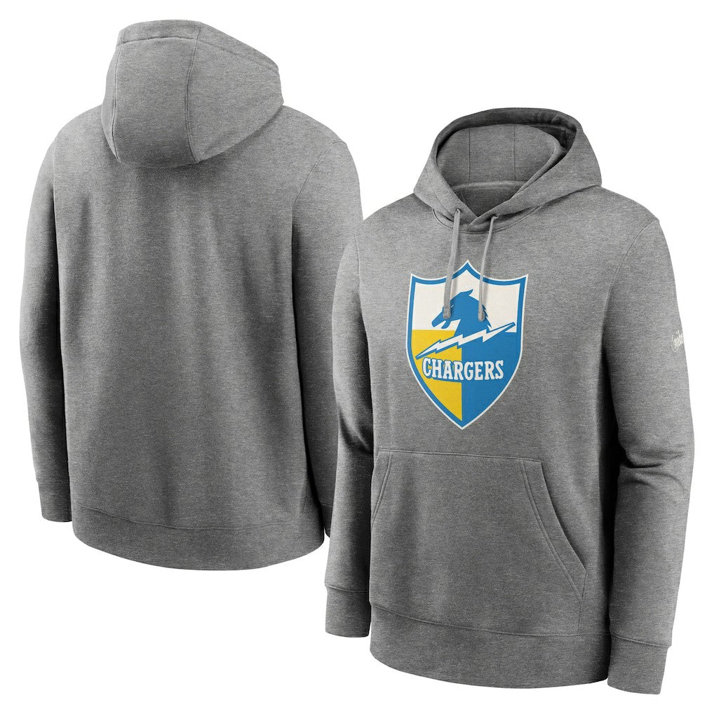 Los Angeles Chargers Nike Rewind Club Fleece Pullover Hoodie
