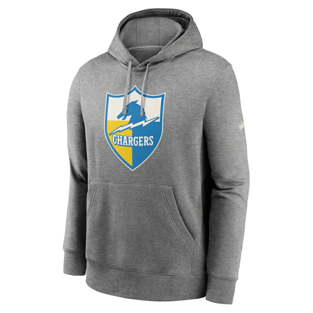 Los Angeles Chargers Nike Rewind Club Fleece Pullover Hoodie