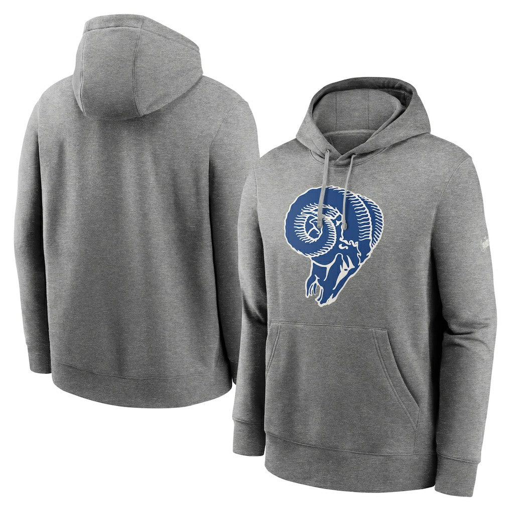 Los Angeles Rams Nike Rewind Club Fleece Pullover Hoodie