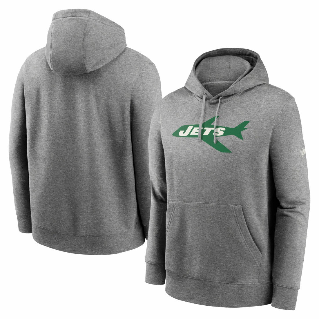 New York Jets Nike Rewind Club Fleece Pullover Hoodie