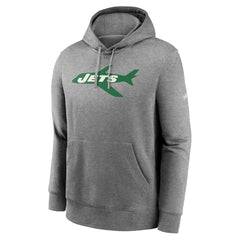 New York Jets Nike Rewind Club Fleece Pullover Hoodie