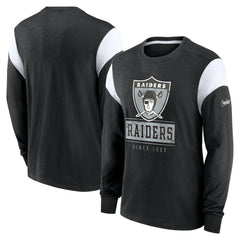 Las Vegas Raiders Nike Oakland Raiders Rewind Playback Helmet Long Sleeve T-Shirt