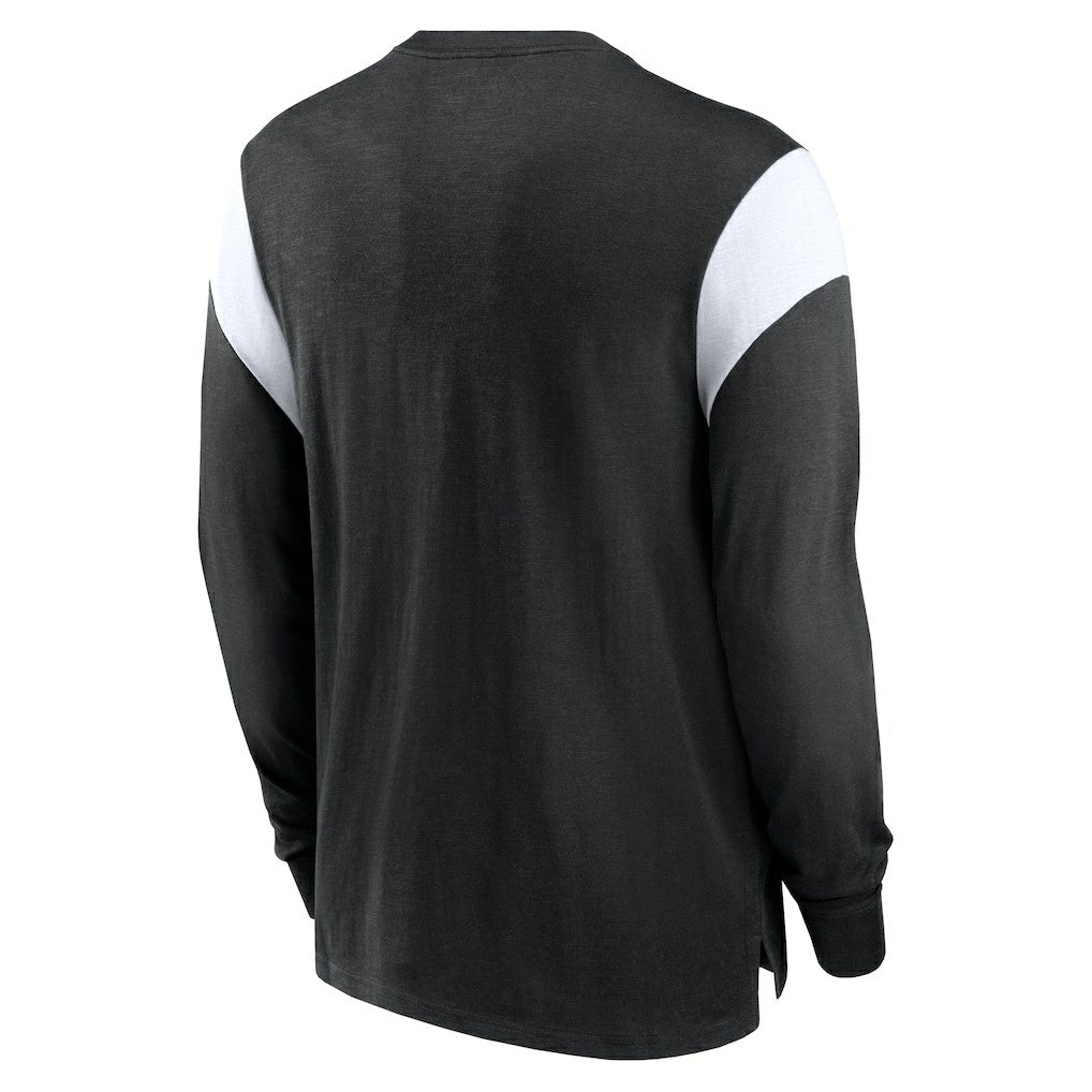 Las Vegas Raiders Nike Oakland Raiders Rewind Playback Helmet Long Sleeve T-Shirt