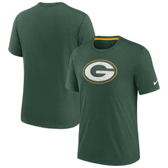 Green Bay Packers Nike Rewind Playback Logo Tri-Blend T-Shirt