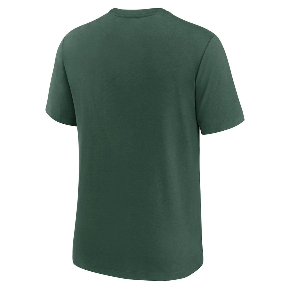 Green Bay Packers Nike Rewind Playback Logo Tri-Blend T-Shirt