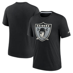 Las Vegas Raiders Nike Rewind Playback Logo Tri-Blend T-Shirt