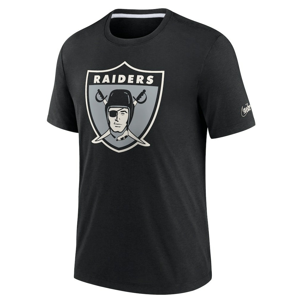 Las Vegas Raiders Nike Rewind Playback Logo Tri-Blend T-Shirt