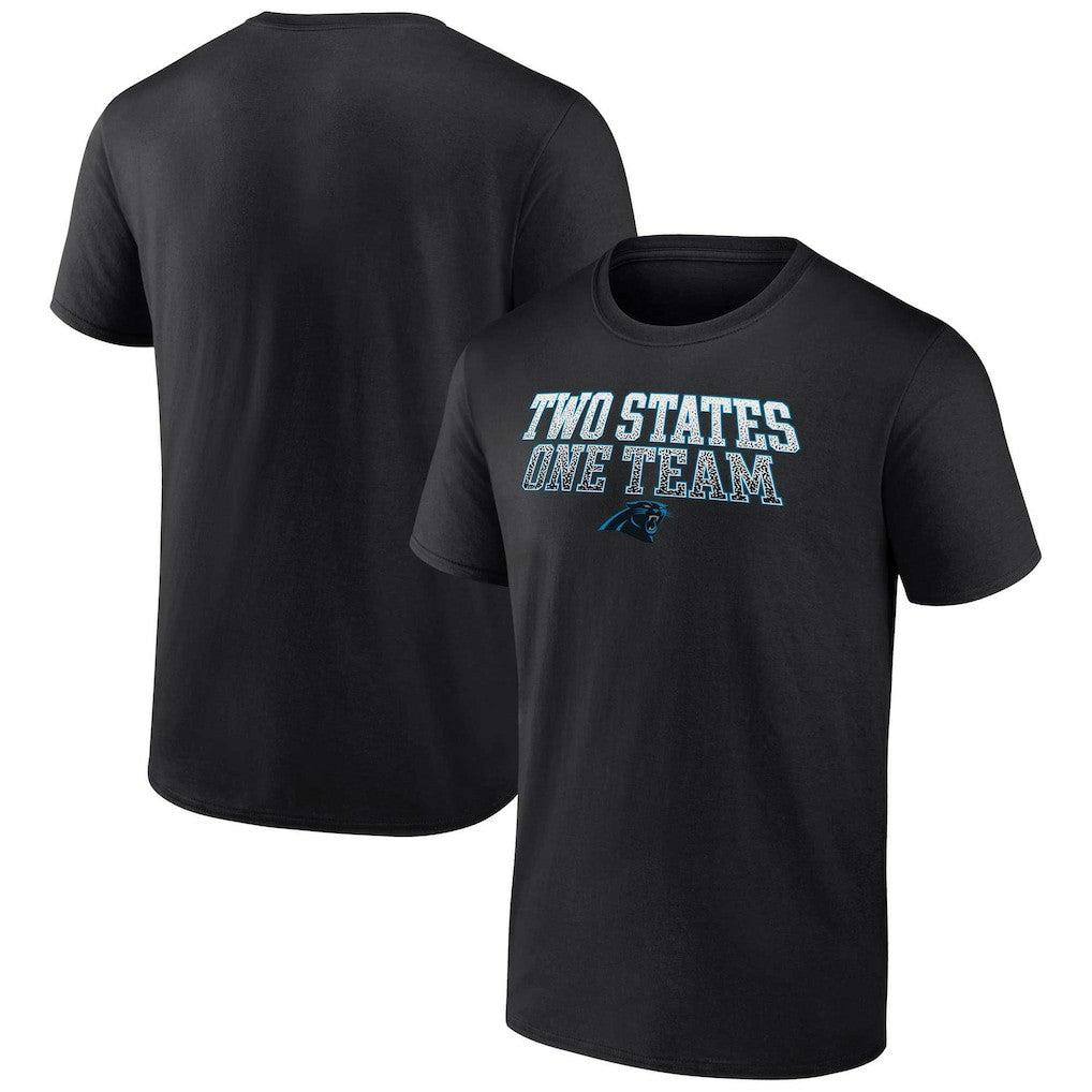 Carolina Panthers Fanatics Big & Tall Two States One Team Statement T-Shirt