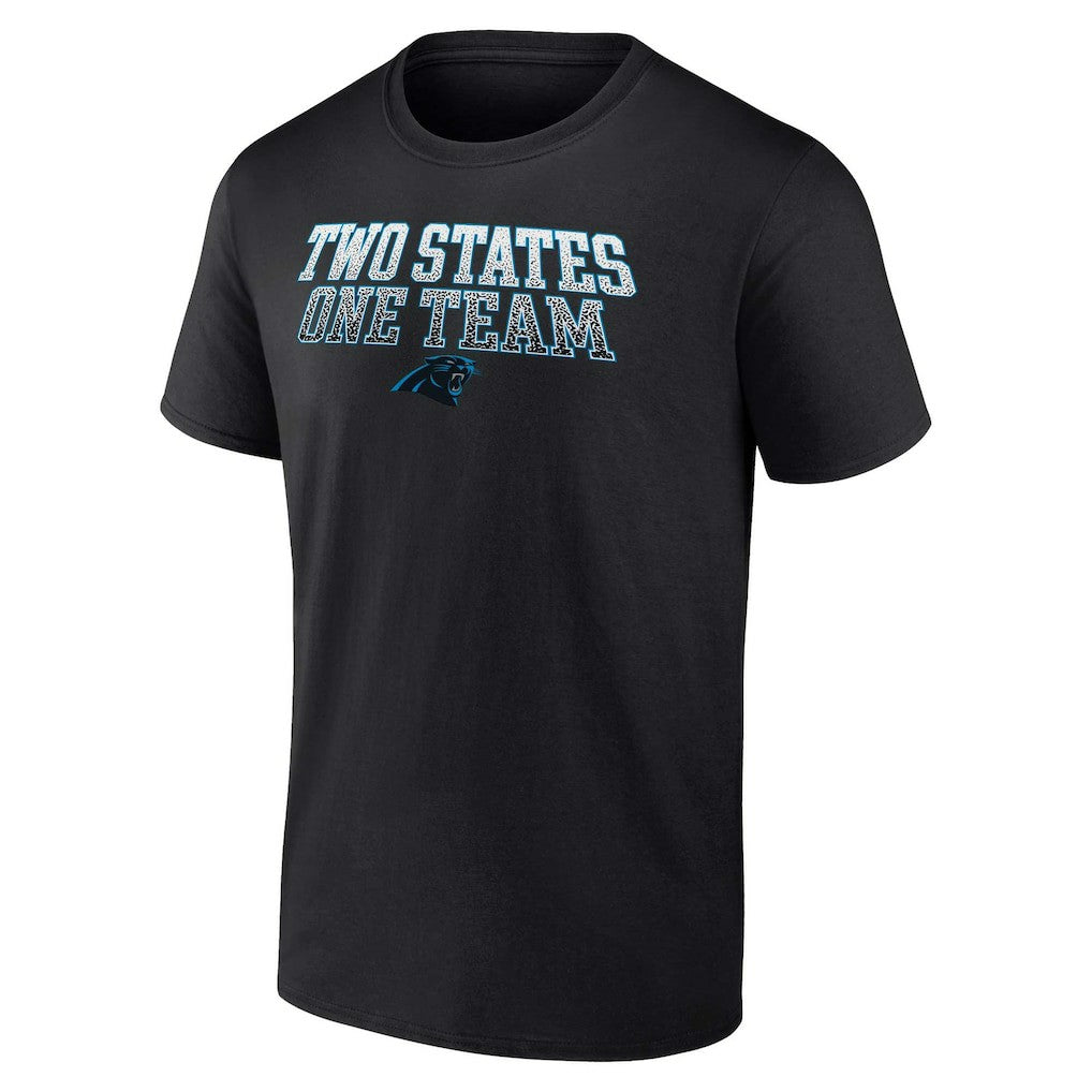 Carolina Panthers Fanatics Big & Tall Two States One Team Statement T-Shirt