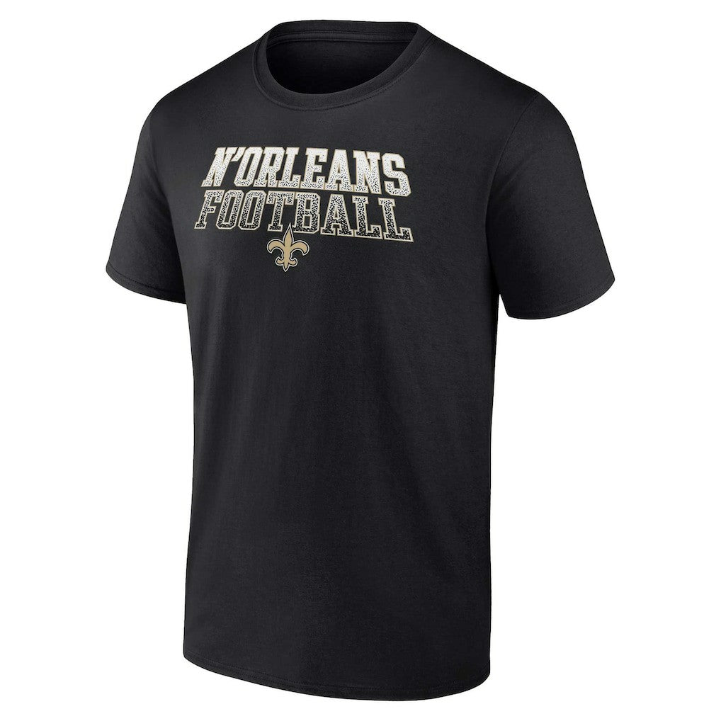 New Orleans Saints Fanatics Big & Tall N'Orleans Football Statement T-Shirt