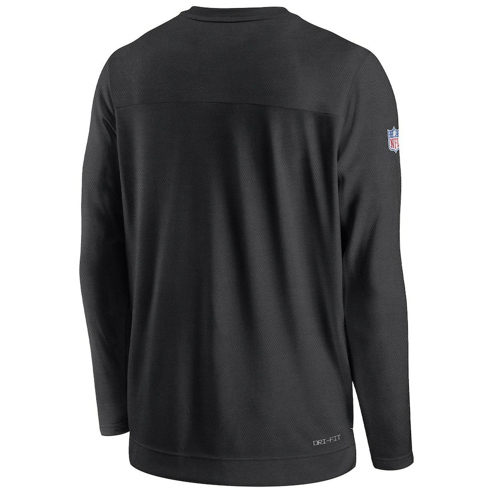New Orleans Saints Nike Sideline Lockup Performance Pullover Sweatshirt