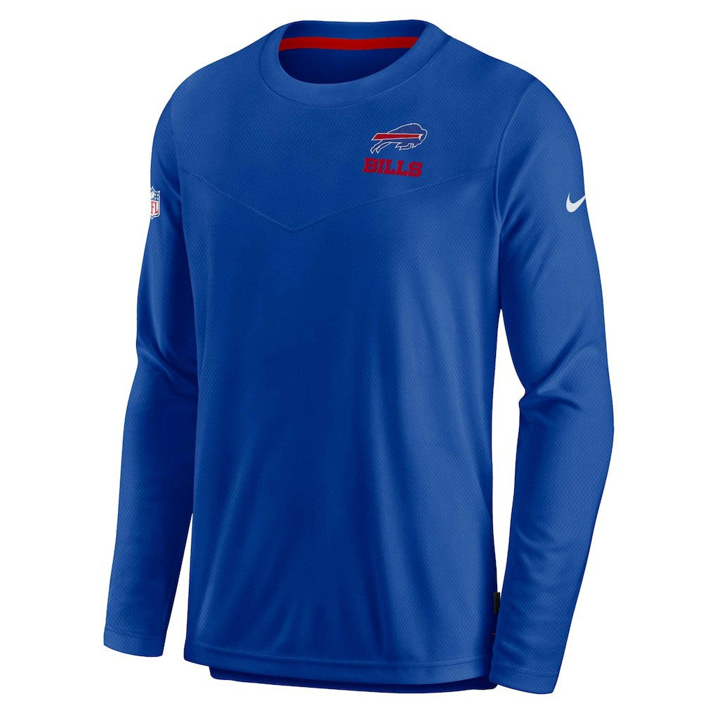 Buffalo Bills Nike Sideline Lockup Performance Pullover Sweatshirt