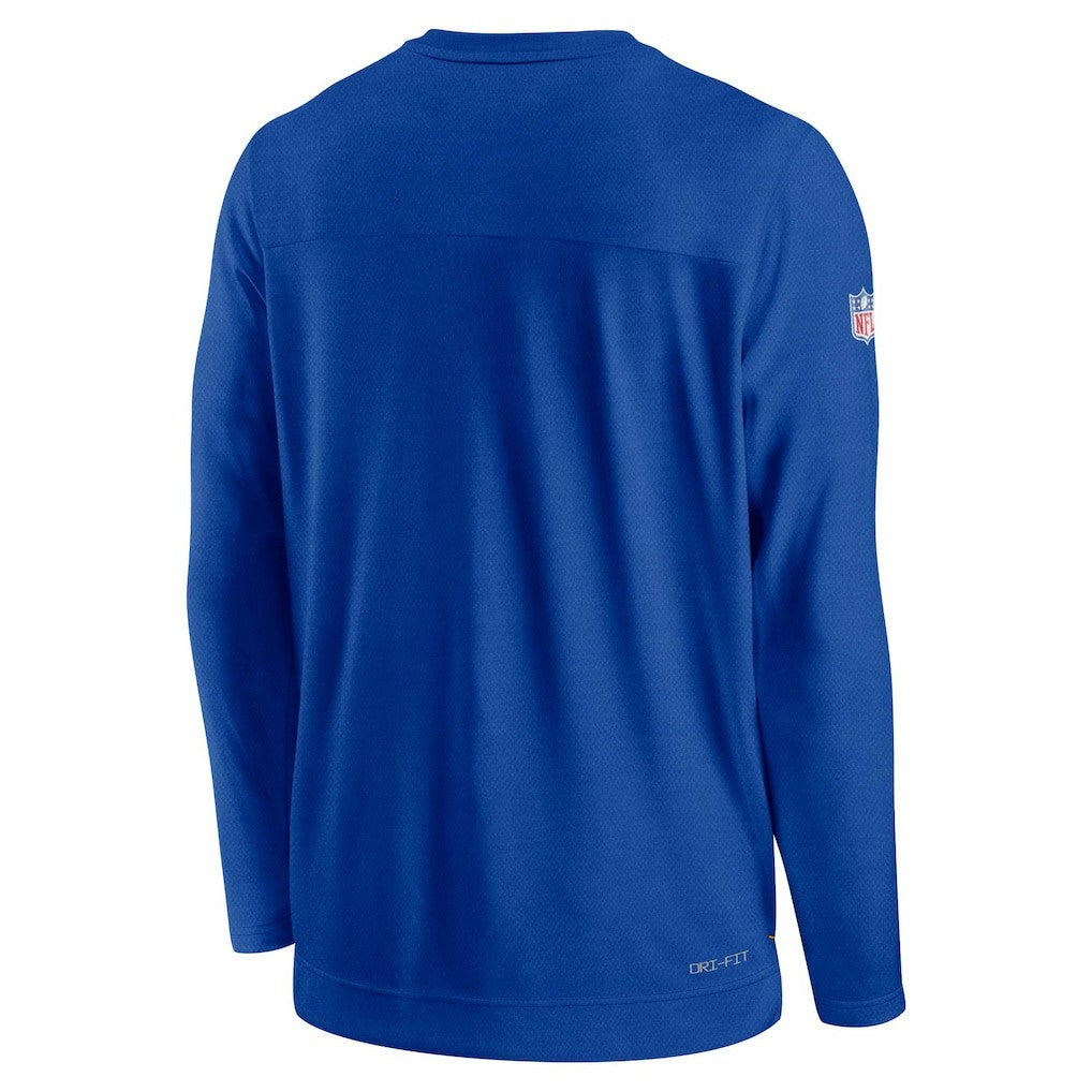 Buffalo Bills Nike Sideline Lockup Performance Pullover Sweatshirt