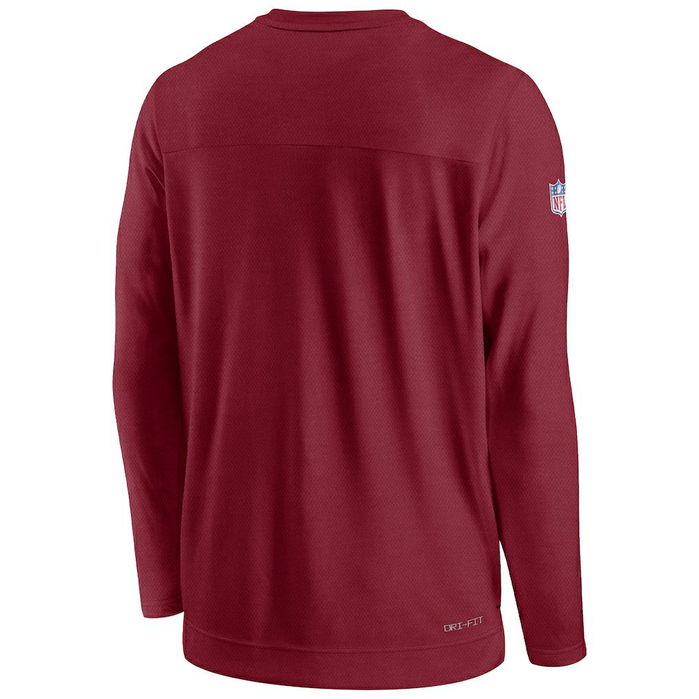 Arizona Cardinals Nike Sideline Lockup Performance Pullover Sweatshirt
