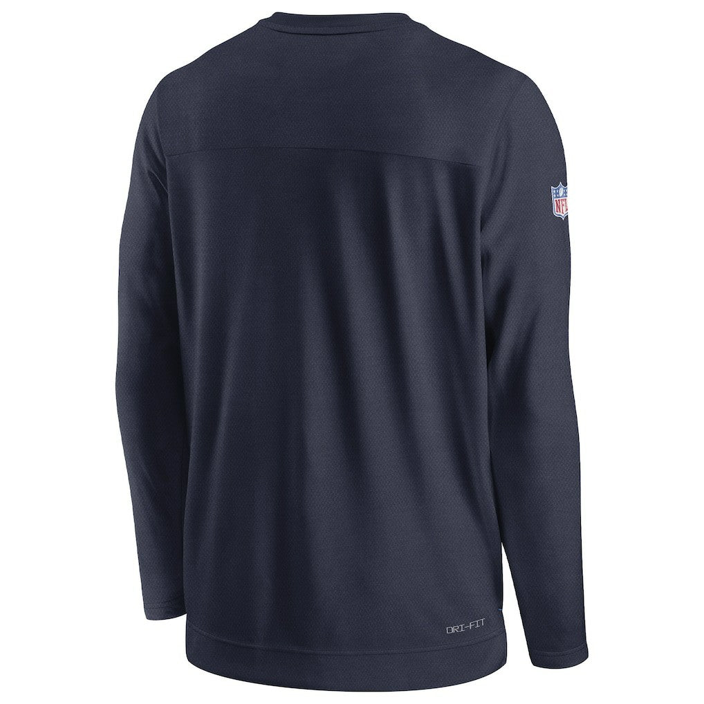Tennessee Titans Nike Sideline Lockup Performance Pullover Sweatshirt