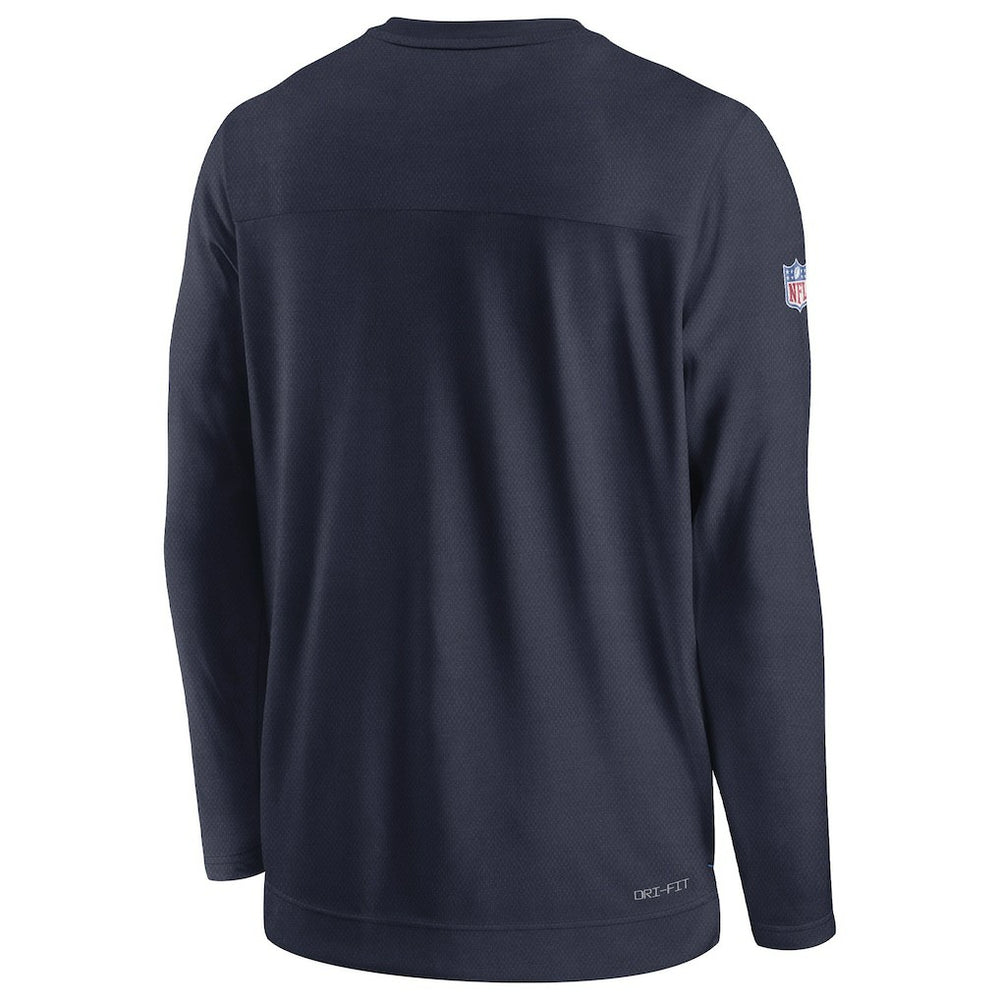 Tennessee Titans Nike Sideline Lockup Performance Pullover Sweatshirt