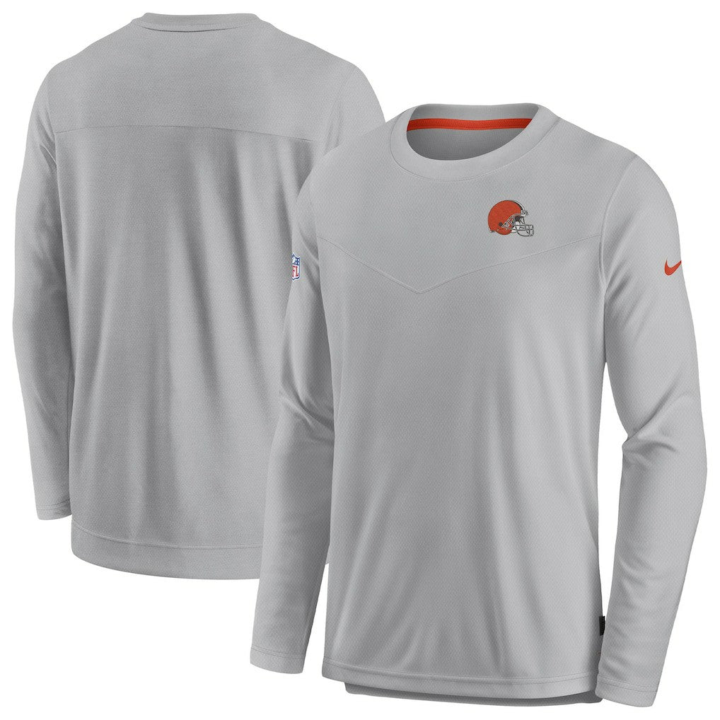 Cleveland Browns Nike Sideline Lockup Performance Pullover Sweatshirt