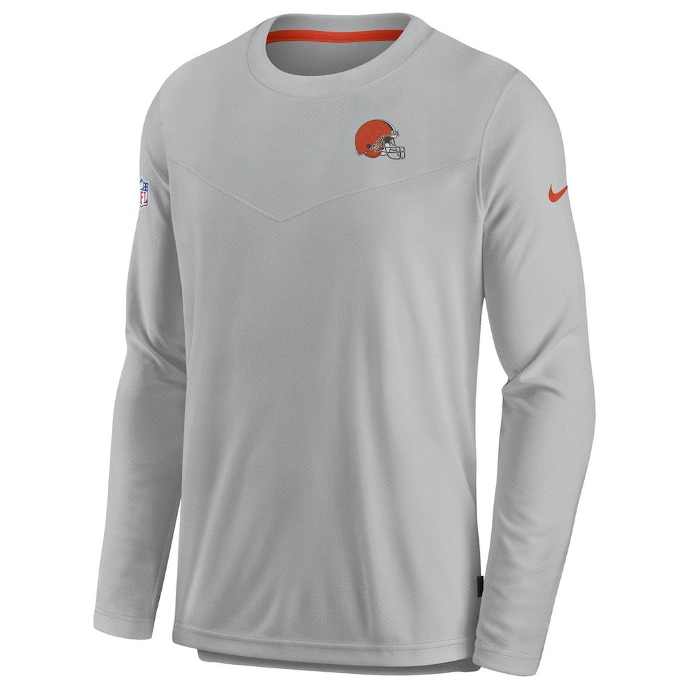 Cleveland Browns Nike Sideline Lockup Performance Pullover Sweatshirt