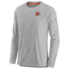 Cleveland Browns Nike Sideline Lockup Performance Pullover Sweatshirt