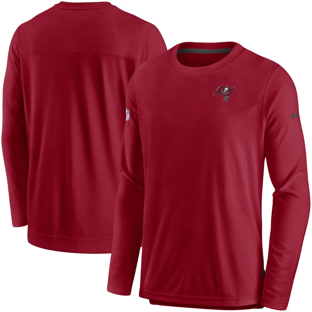 Tampa Bay Buccaneers Nike Sideline Lockup Performance Pullover Sweatshirt