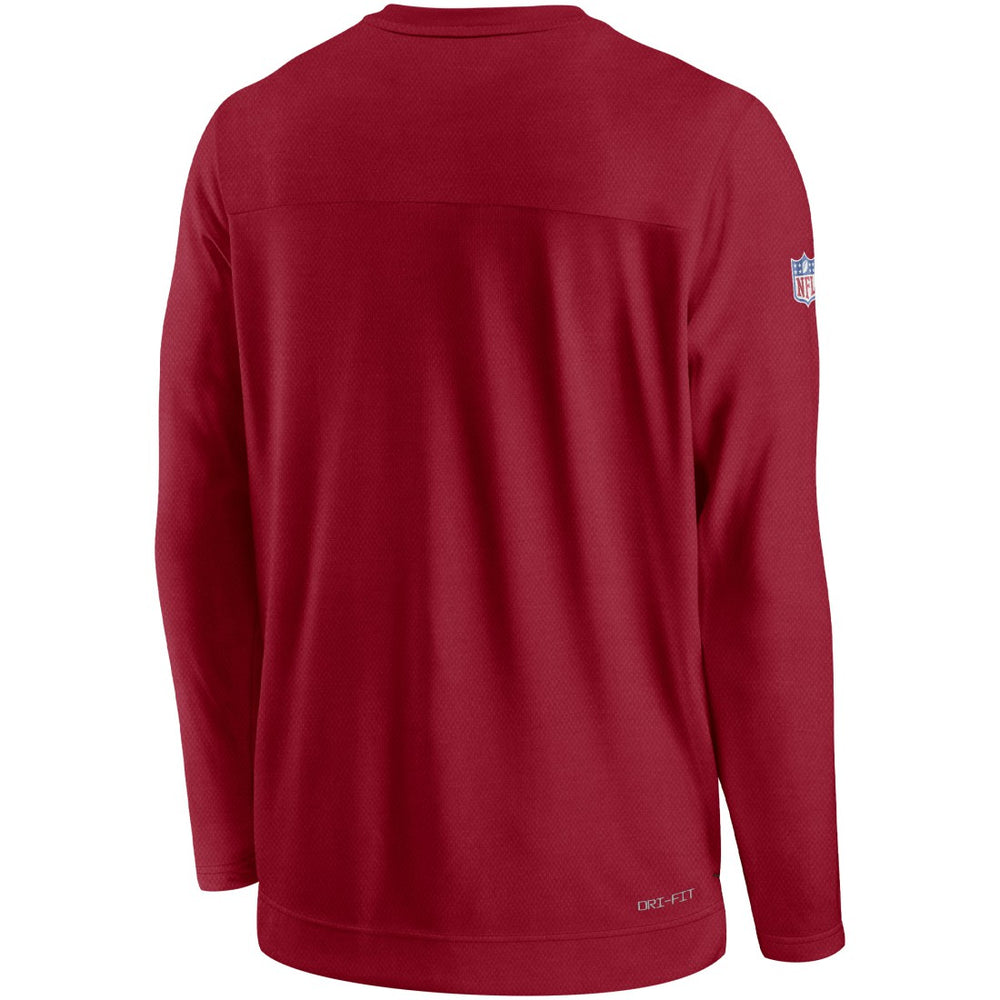 Tampa Bay Buccaneers Nike Sideline Lockup Performance Pullover Sweatshirt