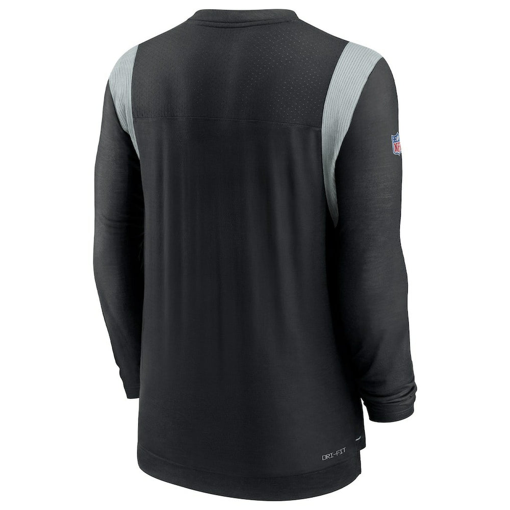 Las Vegas Raiders Nike Sideline Tonal Logo Performance Player Long Sleeve T-Shirt