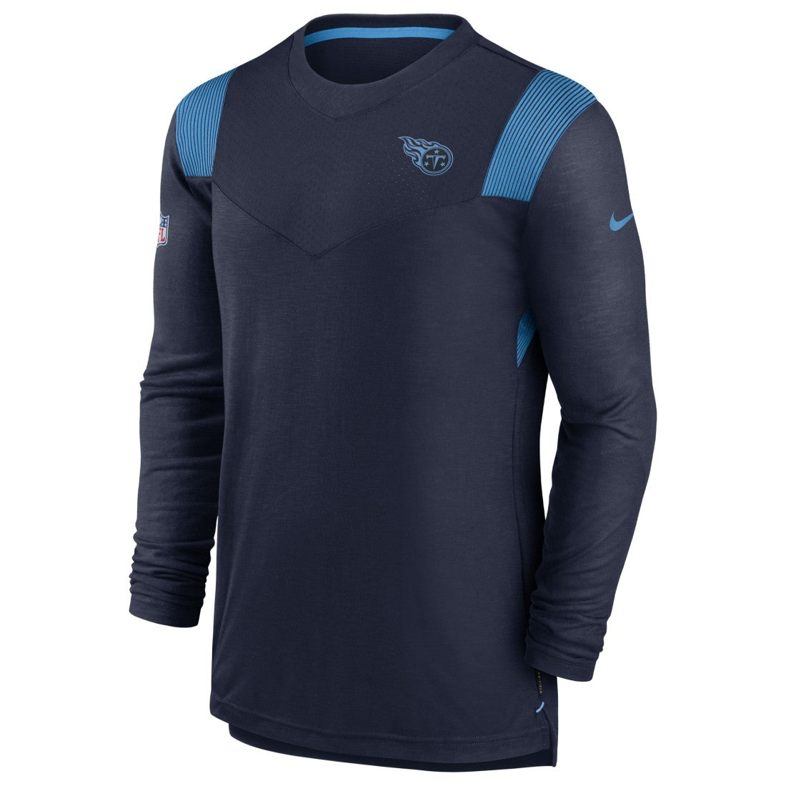 Tennessee Titans Nike Sideline Tonal Logo Performance Player Long Sleeve T-Shirt