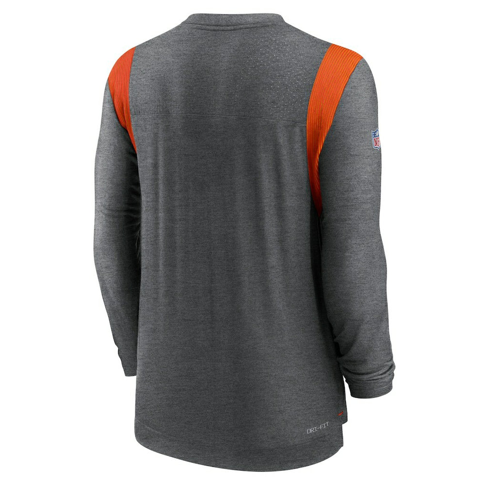 Cleveland Browns Nike Sideline Tonal Logo Performance Player Long Sleeve T-Shirt
