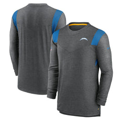 Los Angeles Chargers Nike Sideline Tonal Logo Performance Player Long Sleeve T-Shirt