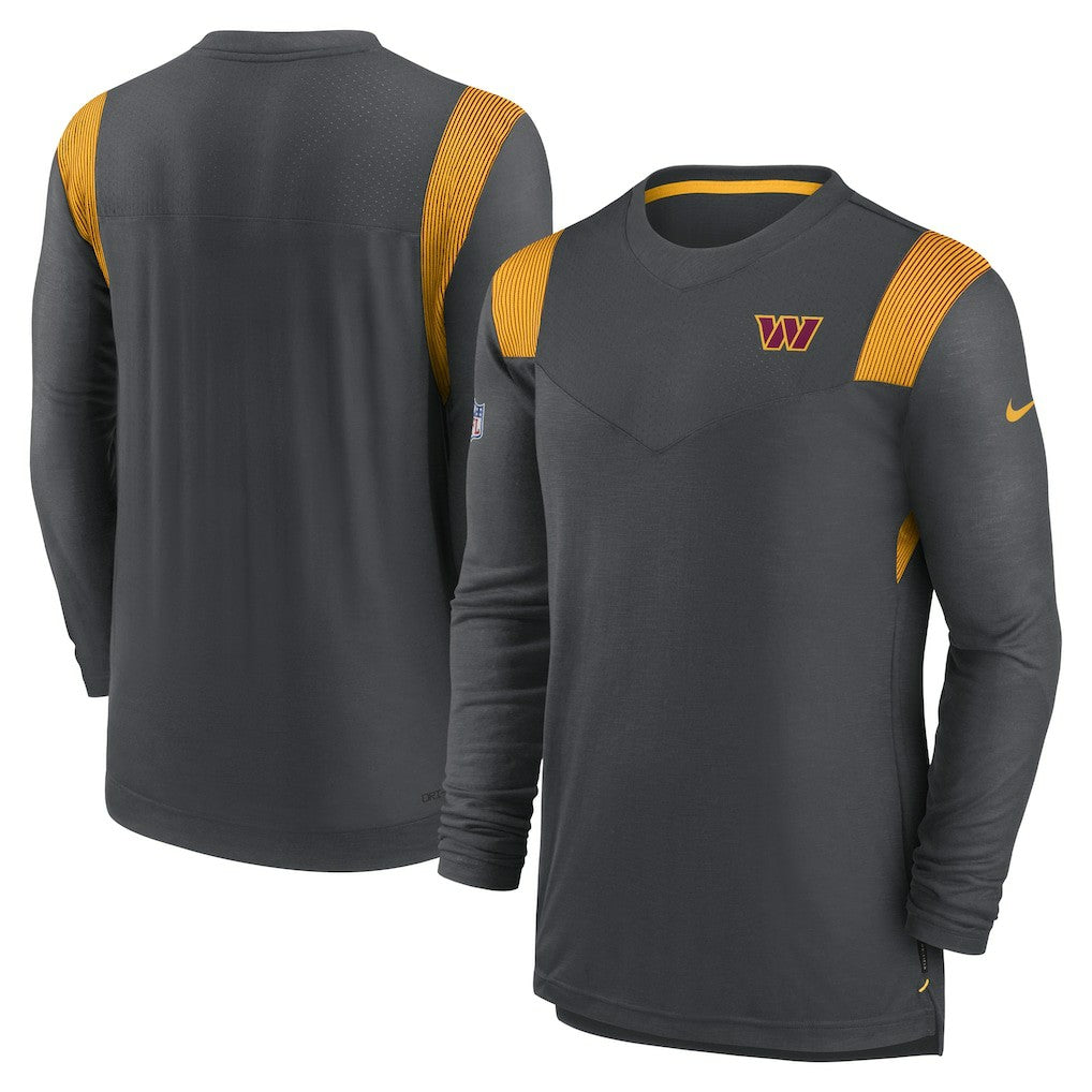 Washington Commanders Nike Sideline Tonal Logo Performance Player Long Sleeve T-Shirt