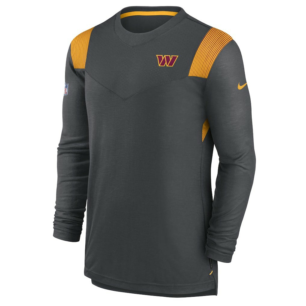 Washington Commanders Nike Sideline Tonal Logo Performance Player Long Sleeve T-Shirt